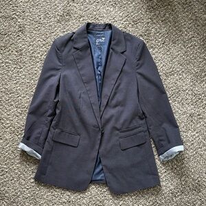 American Eagle Vintage Navy Blazer, Wrist-Length Sleeves